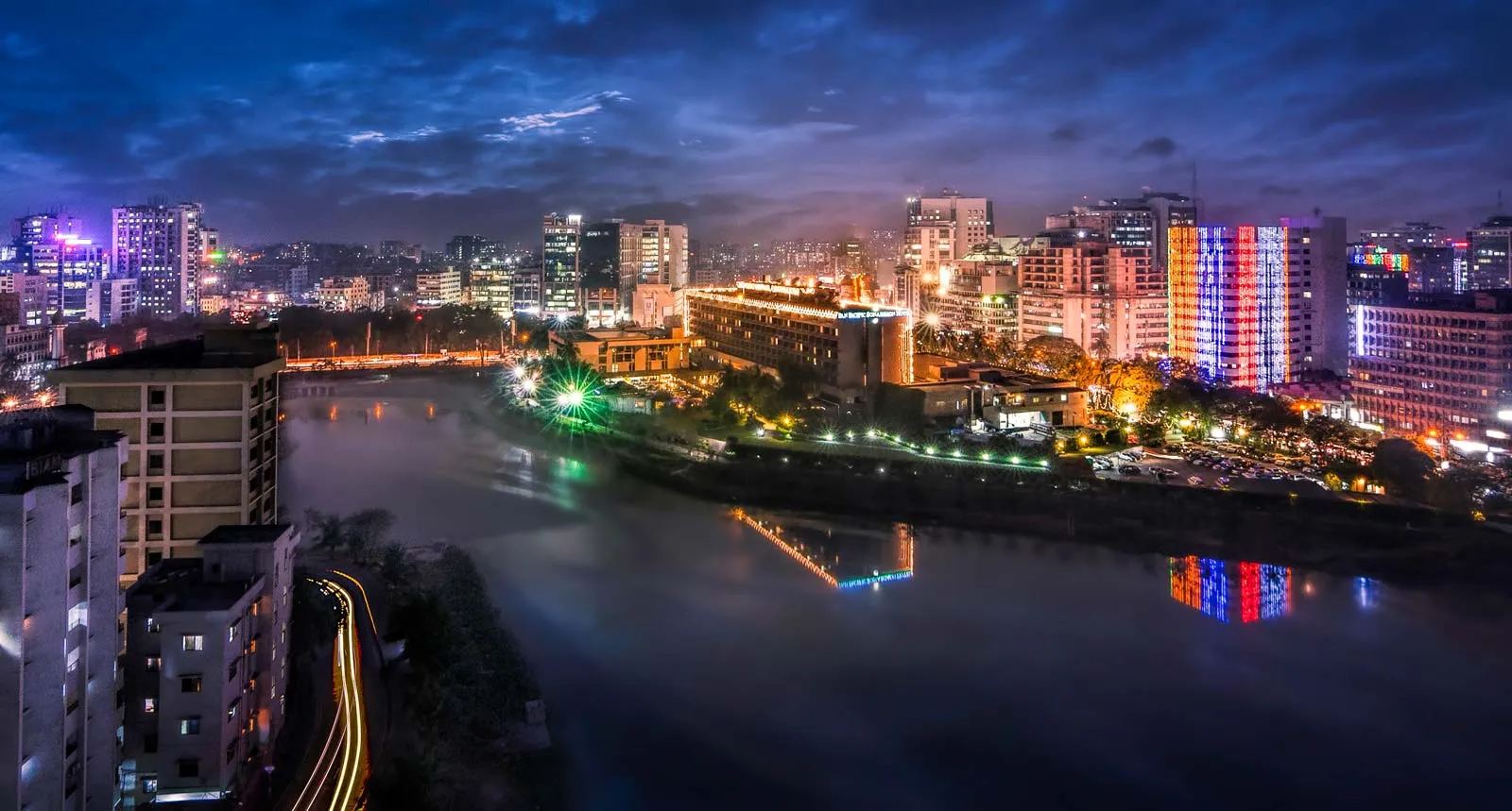 Night-view-Dhaka-Bangladesh